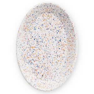 Kip & Co - Enamel Oval Platter - Speckle