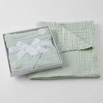 Load image into Gallery viewer, Double Muslin Cotton Blanket - Sage
