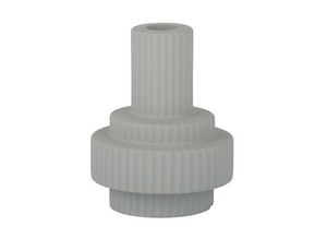 Ribbed Candle Holders - Set of 2