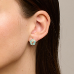 Load image into Gallery viewer, Cluster Flower Studs - Pacific Opal
