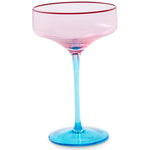 Load image into Gallery viewer, Kip &amp; Co - Rose With A Twist Coupe Glass - Set of 2
