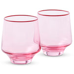 Load image into Gallery viewer, Kip &amp; Co - Rose With A Twist Tumbler Glass - Set of 2
