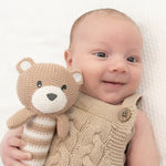 Load image into Gallery viewer, Knitted Squeaker -  Brody Bear
